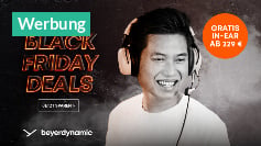 Black Friday at beyerdynamic: Free headphones and up to 60% discount!