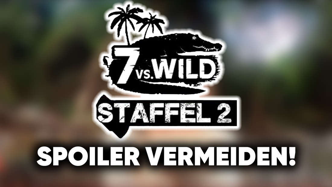The 7 vs. Wild show logo on a blurred background