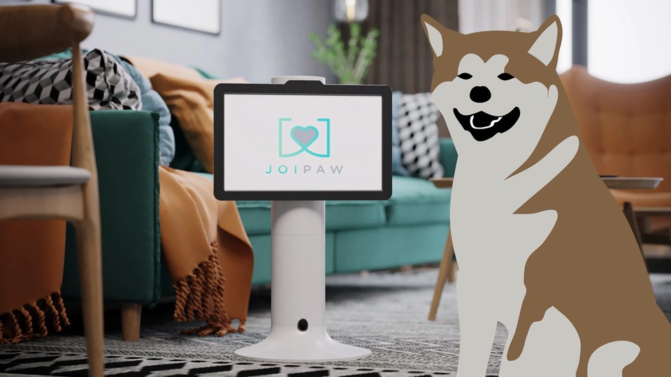 A game console for dogs is said to provide employment and possibly even improve cognitive abilities (Image source: joipaw.com).