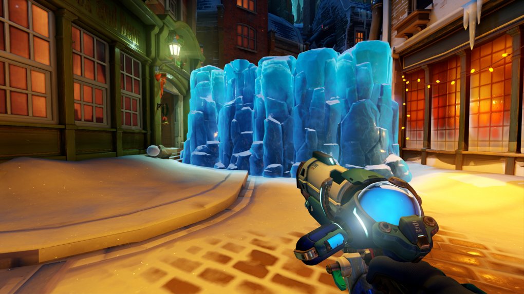 The Ice Wall allows players to get to places on the map where they shouldn't be.  That's why Mei was deactivated.