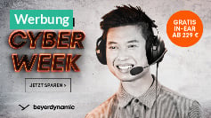 Cyber ​​Week at beyerdynamic: free headphones and a discount of up to 60%!