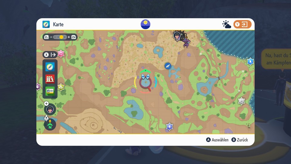 In this crater you will find the EXP farming location.
