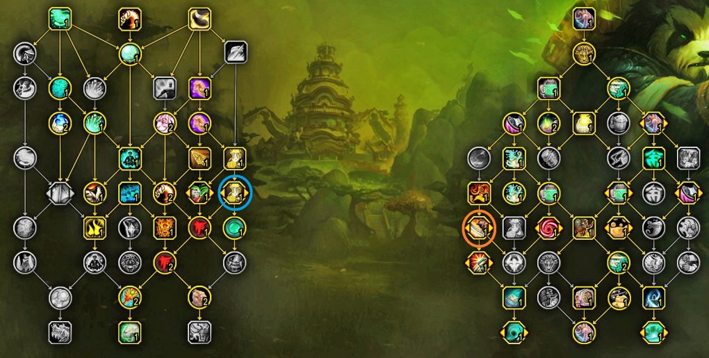 With this distribution of talents you are well prepared for both raids and dungeons.  The Brewmaster talent tree allows unlocking all talents in the last row.  As a result, he has many cooldowns in his luggage.