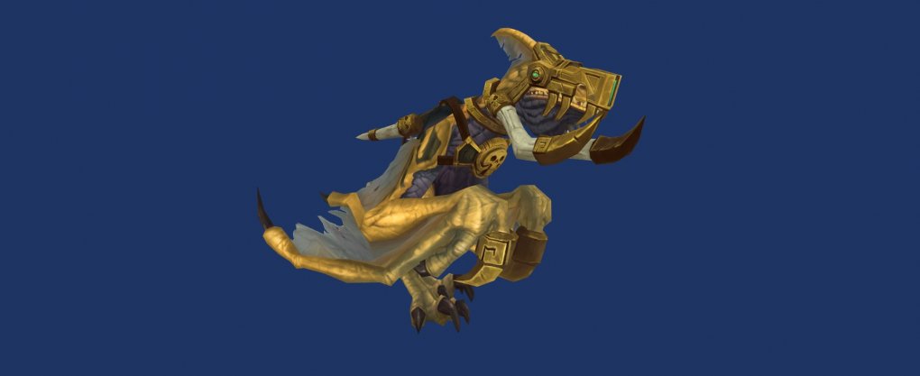 Armored Golden Pterrordax - Datamining for WoW Patch 10.0.5