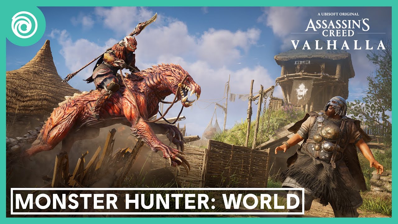 Assassin's Creed Valhalla and Monster Hunter World announce collaboration