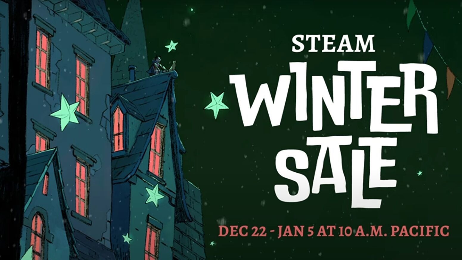 Brace yourselves, the Steam Winter Sale begins December 22nd