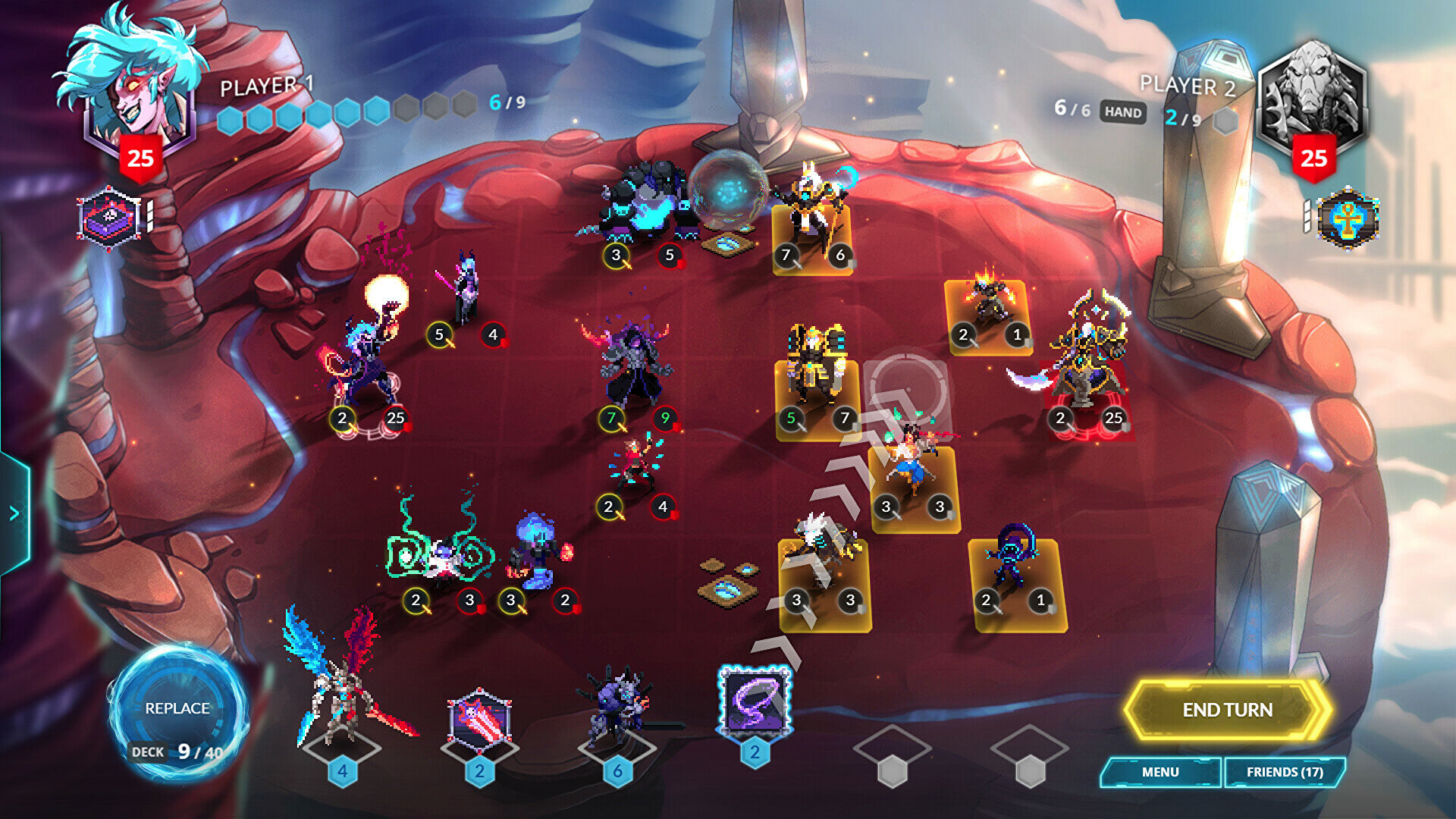 Duelyst 2's free public beta revives Duelyst's cracking chess-like card play