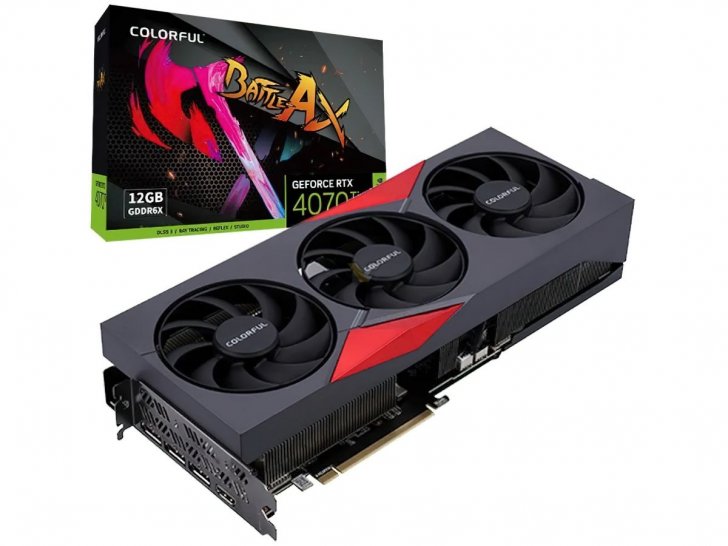 Geforce RTX 4070 Ti: Colorful's first graphics card model revealed