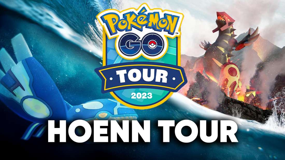 The Pokemon Hoenn Tour 2023 poster in Pokemon GO