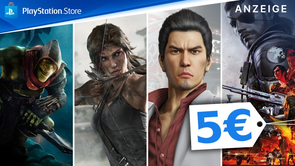 You can snag PS4 games for less than €5 in PS Store's end-of-year deals.