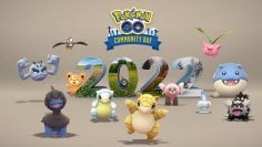 Cover photo for the Pokémon GO Community Day 2022 with all Pokémon from the event.