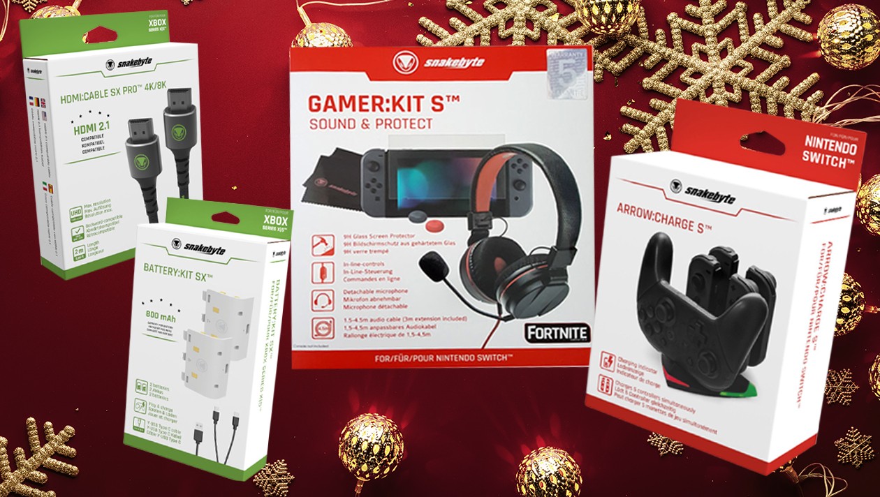 Win gaming accessories from snakebyte!