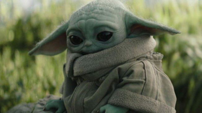 Baby Yoda aka Grogu out "The Mandalorian"