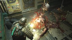 A zombie is dismantled into its individual parts in Dead Space Remake.