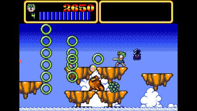 Wonder Boy 3: Monster Lair - hopping again (like here), elsewhere the game is a shoot