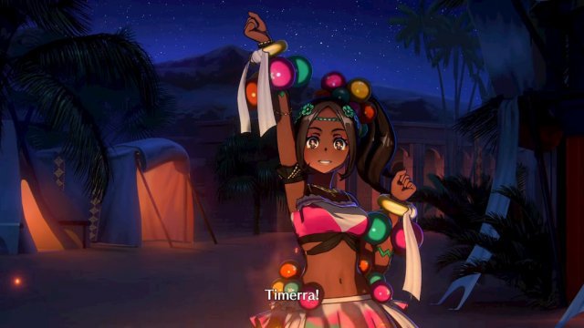Wacky character design goes beyond colorful hair: Princess Timerra looks like she stepped out of a toddler ball pit.  Fantastic!  Source: Nintendo