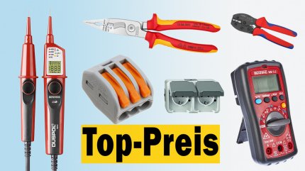 More than a screwdriver: Top prices for multimeters, Knipex pliers, sockets, Wago clamps and much more.