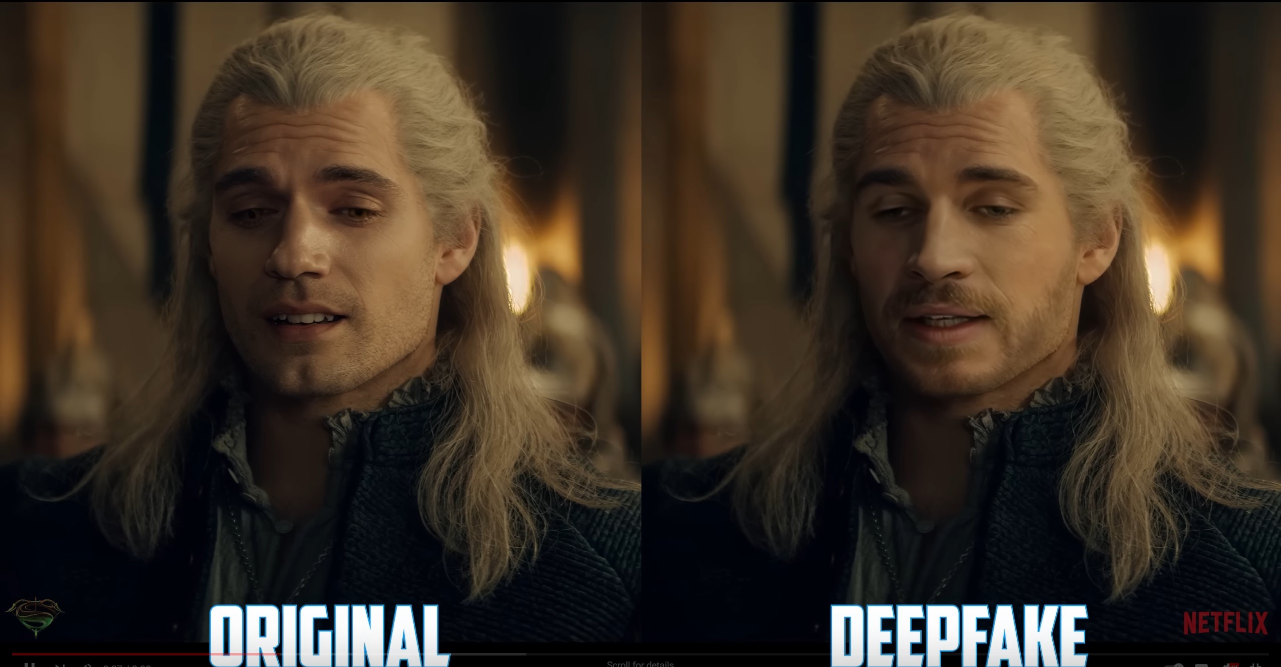 Fan replaces Henry Cavill's face with Liam Hemsworth's in The Witcher trailer
