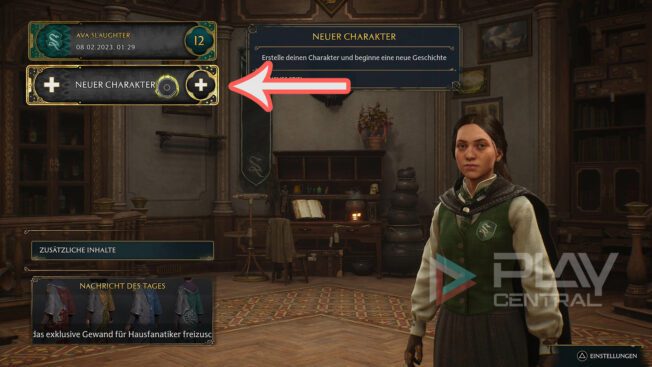 Hogwarts Legacy - create a new character - pictures