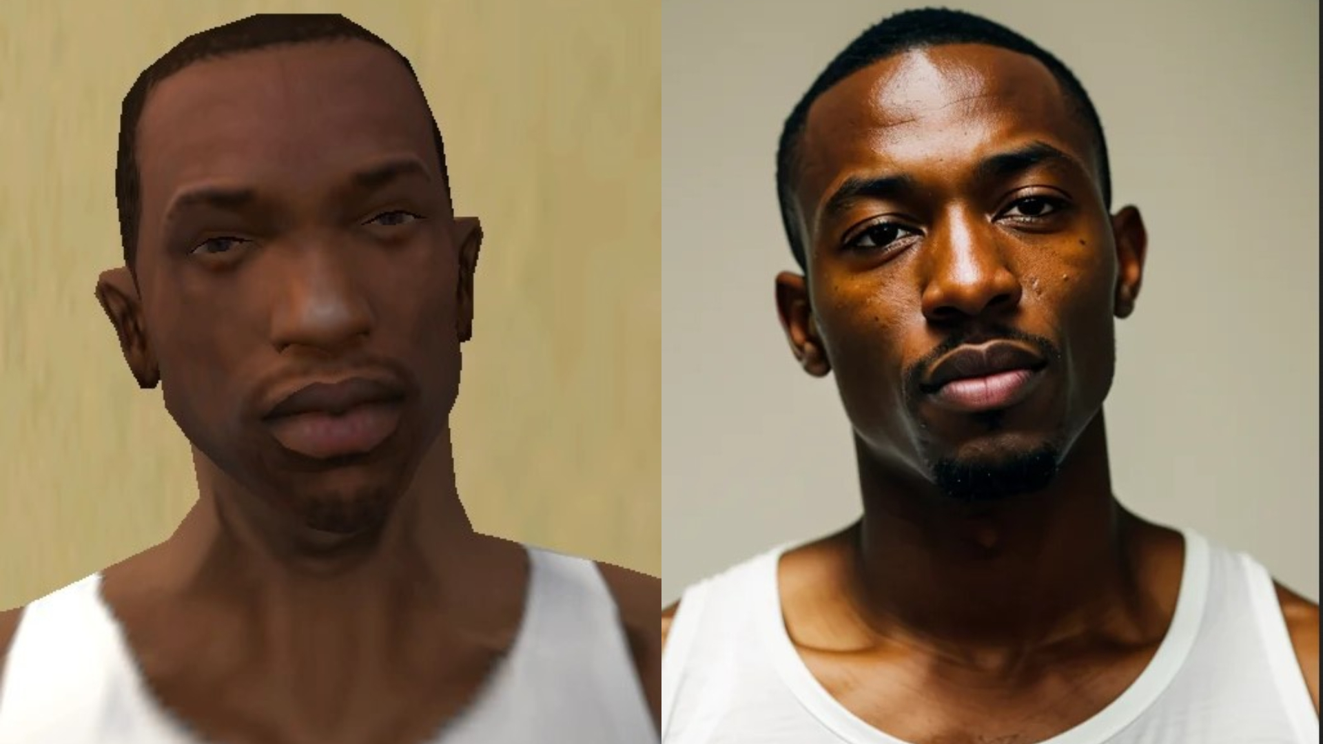 Fan uses an AI to recreate the characters of GTA San Andreas in real life