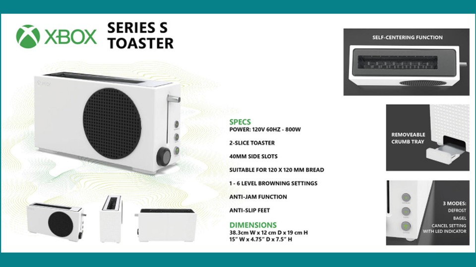 The features of the toaster at a glance.