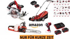 Einhell sale at Amazon: rechargeable batteries, chainsaws, lawn mowers, cordless screwdrivers super cheap for a short time