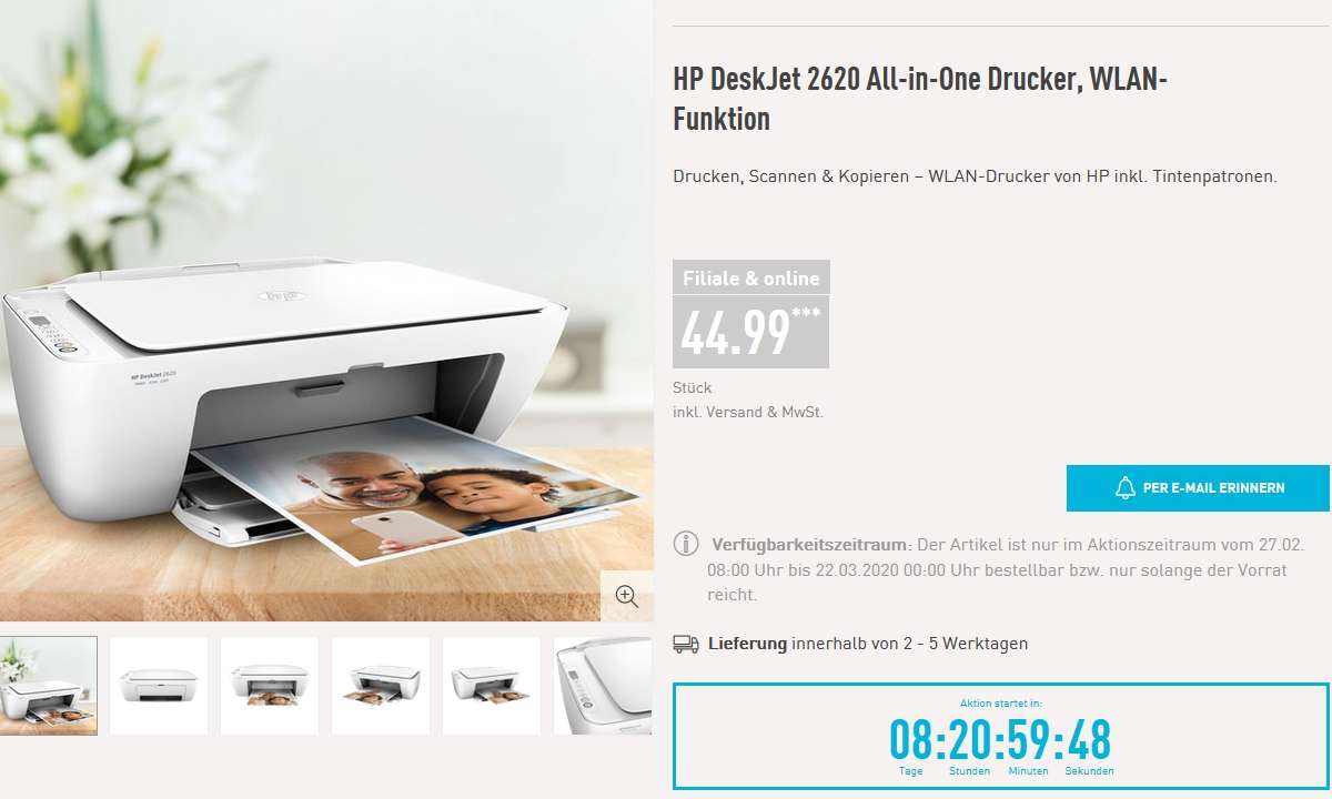 HP Deskjet 2620