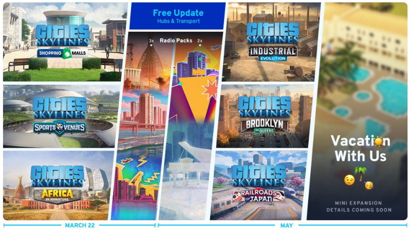 Cities: Skylines - Last DLC before Skylines 2 will be released in May