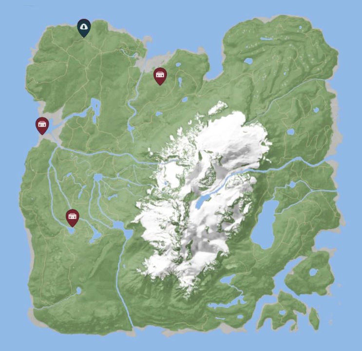 Sons of the Forest Radio Map Locations