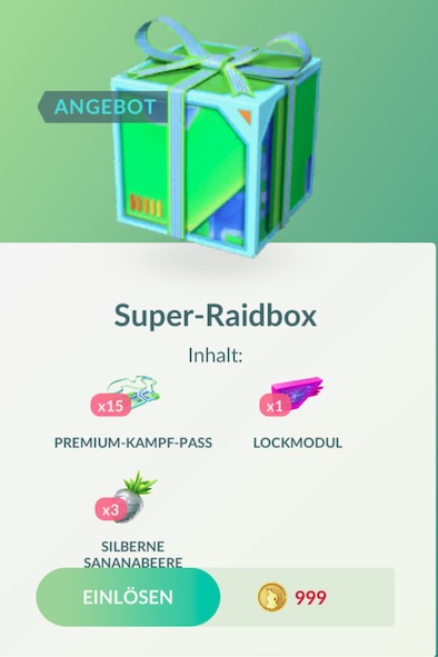 Pokemon GO Super Raid Box
