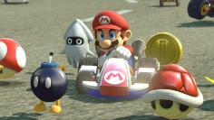 Mario in Mario Kart 8